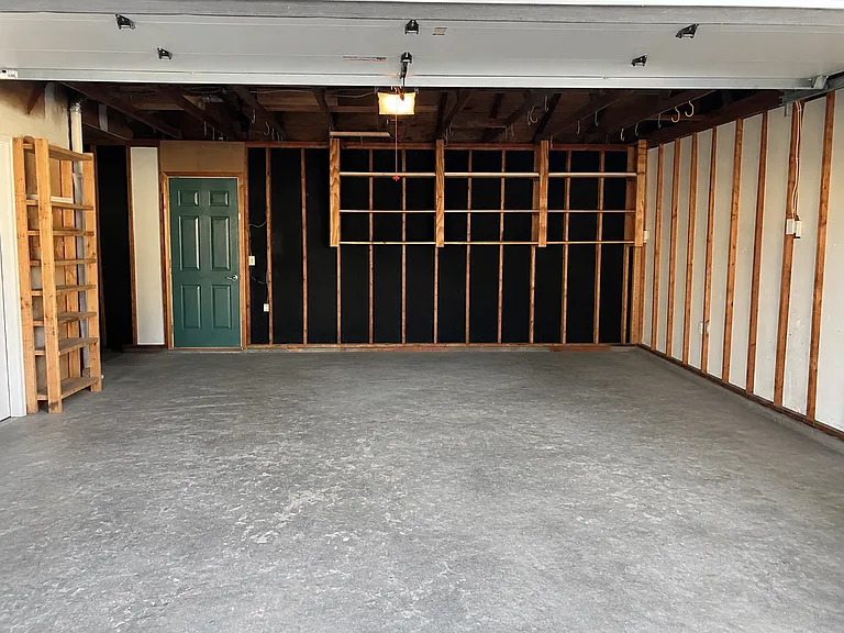 2 Car Garage - extended storage in back