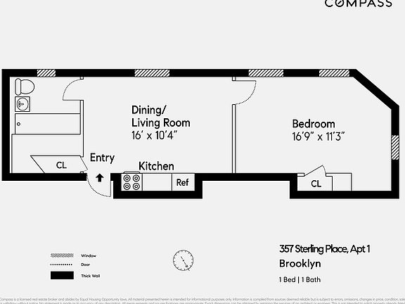 2nd image of 357 Sterling Pl APT 1C