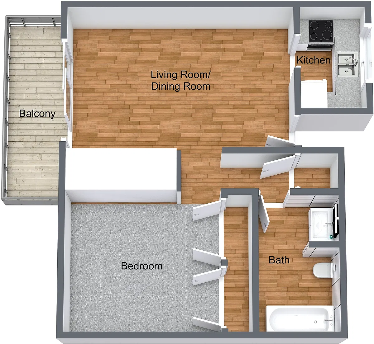 Floor plan The Driftwood