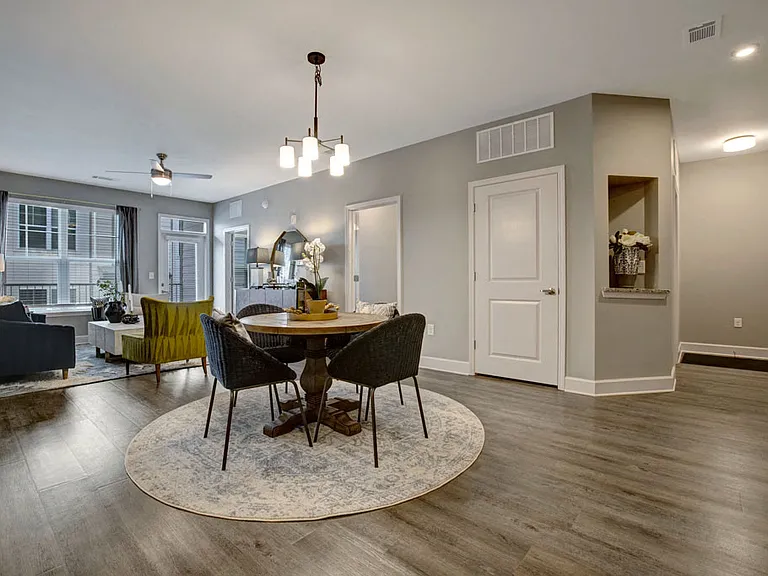 Living Room and Dining Area
