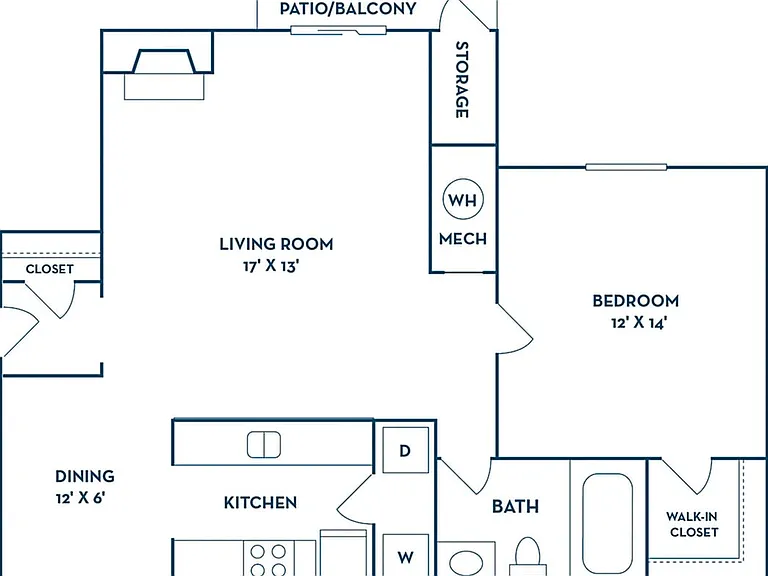 1 Bedroom | 1 Bath | 754 SF 1 Bedroom | 1 Bath | 754 SF