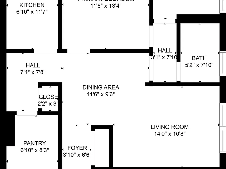 2x1 B Floorplan - Unit 14 2x1 B Floorplan - Unit 14