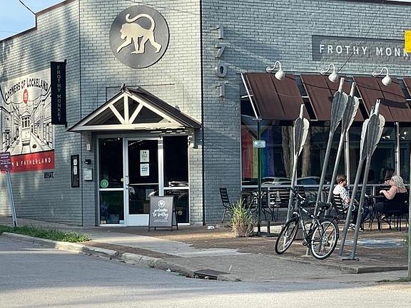 Coffee and eats on the corner.