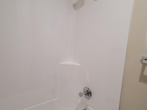 Newly resurfaced bath tub.