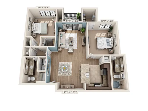 Floor plan Beacon