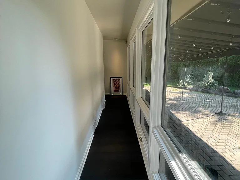 Hallway looking out to back patio