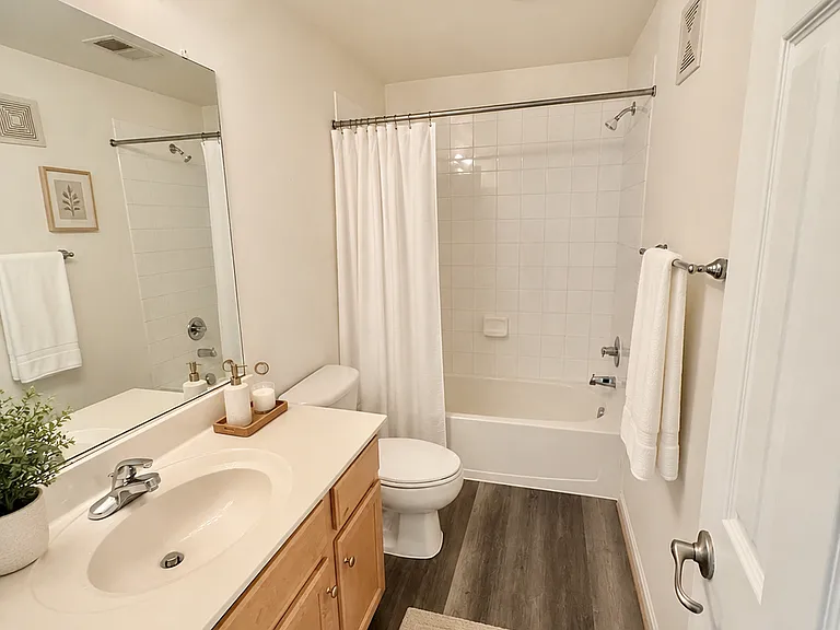 Bathroom with Bathtub - virtually staged