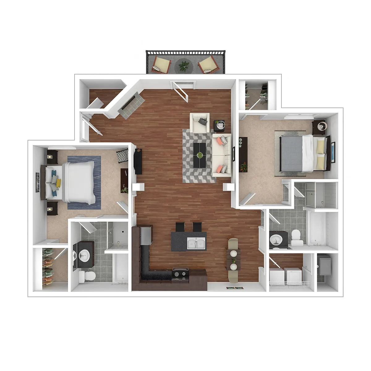 Floor plan Burgundy