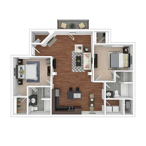 Floor plan Burgundy