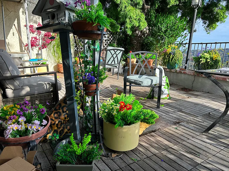 Magnificent Deck overlooking the city and the golf course!