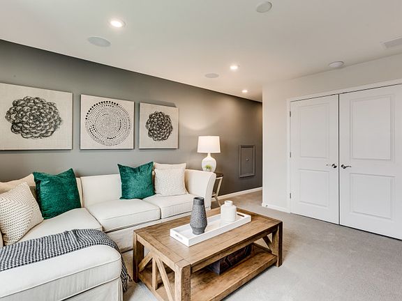 Loft Space with Hallway Leading to Bedroom and Bath