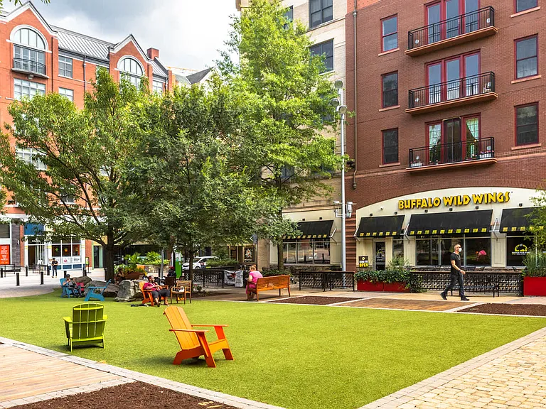 Only a mile away from Rockville Town Square Plaza.