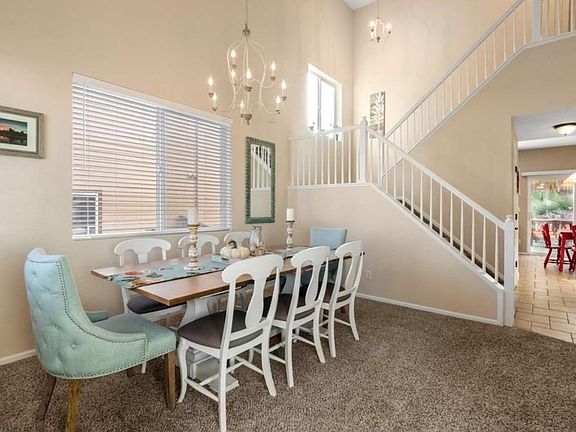 Entry Room with lofted Ceiling and lots of natural light