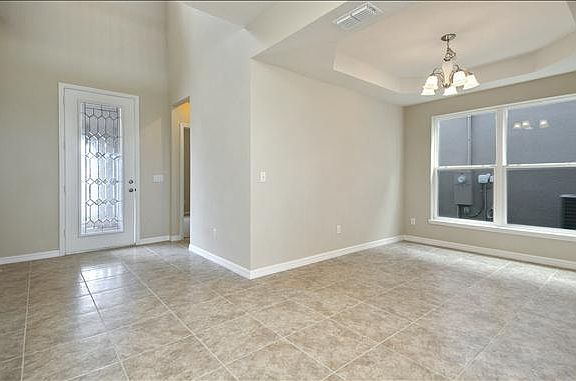 warm and inviting foyer