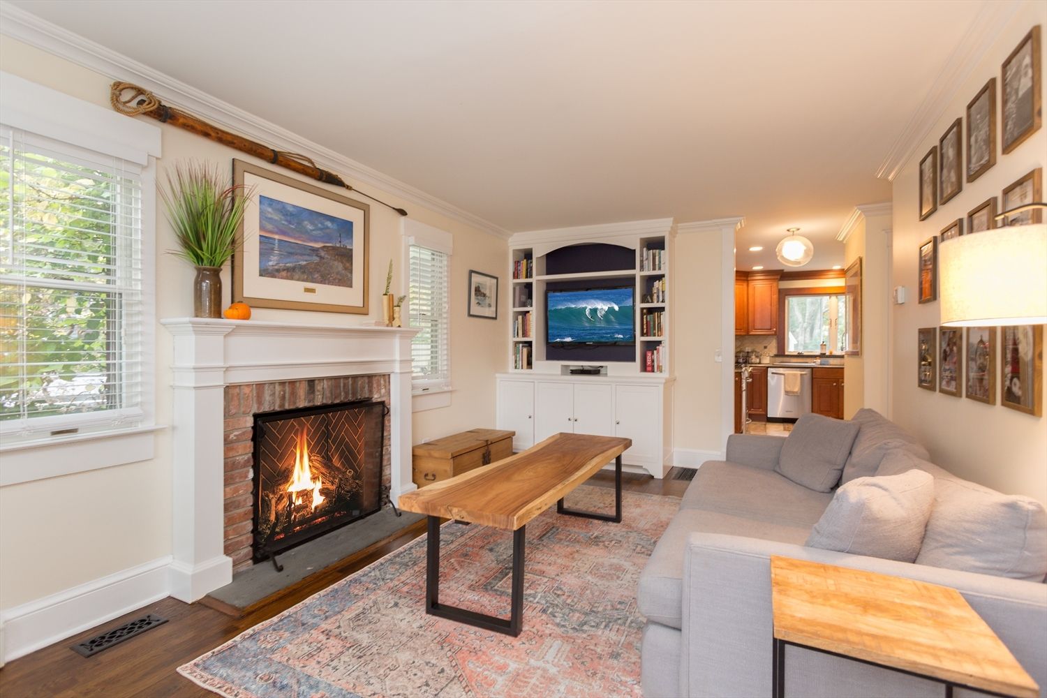  Home is where the hearth is ! 