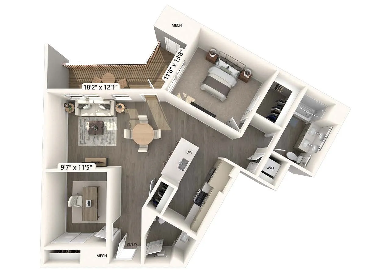 Floor plan A2D