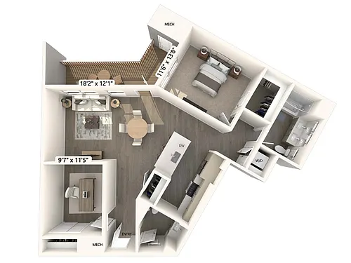 Floor plan A2D