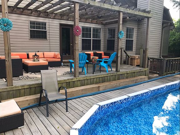 Big deck with pergola
