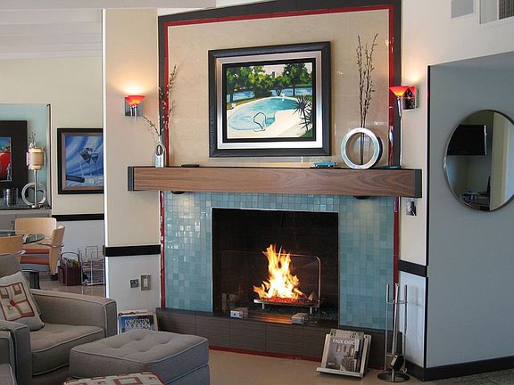 Fireplace in LR