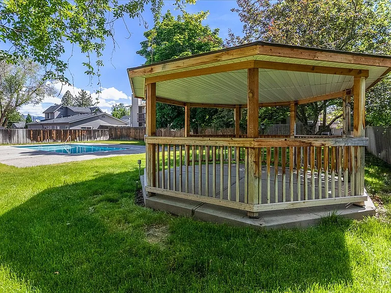 Community Gazebo next to pool