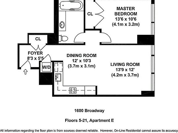 2nd image of 1600 Broadway APT 20E