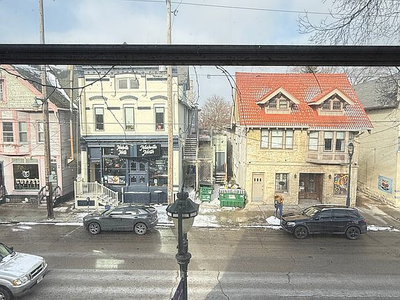 Overlooking brady st from living room