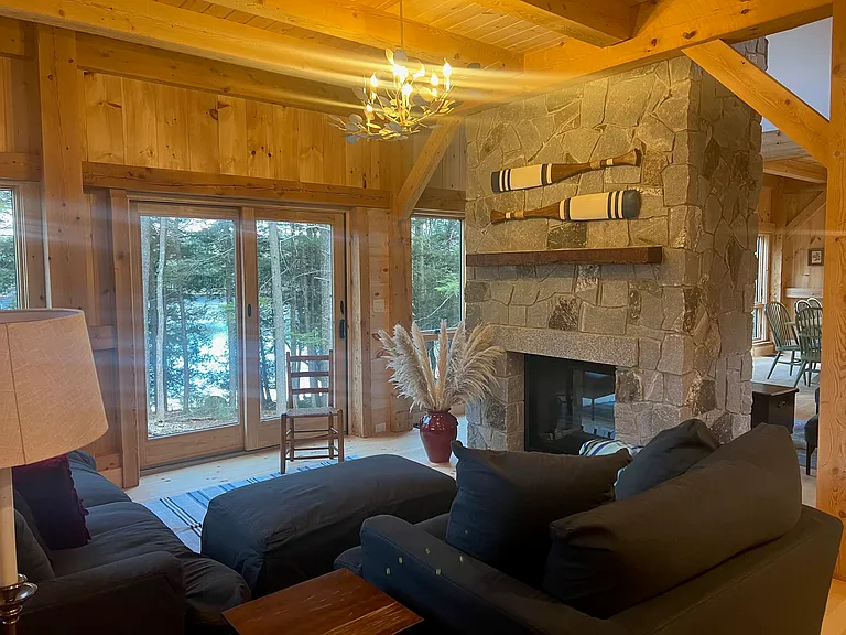 The living room on the main floor.