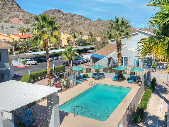 Pool View with Shaded Lounging Area