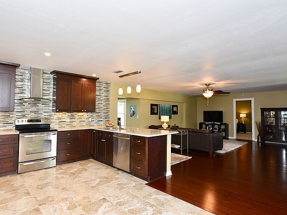 Stainless steel appliances.