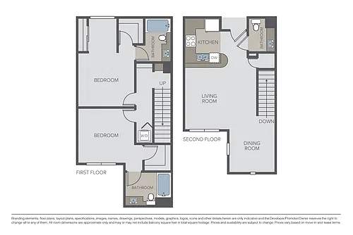 Floor plan Plan 2E Townhome