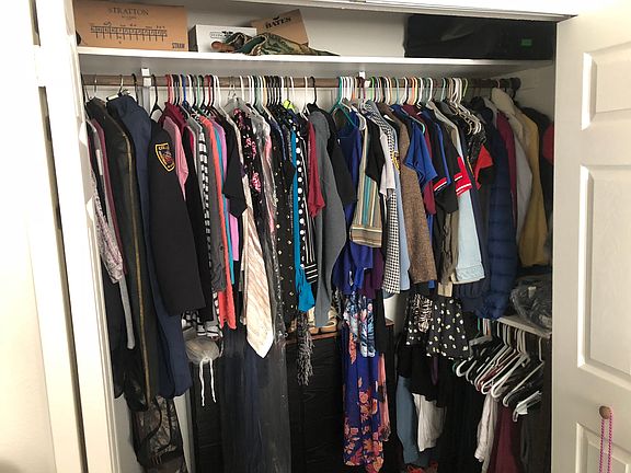 Master walk-in closet 