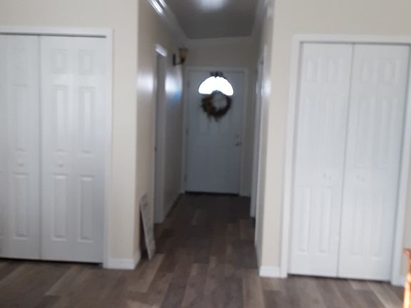 hallway in New addition. 