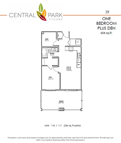 Floor plan 110