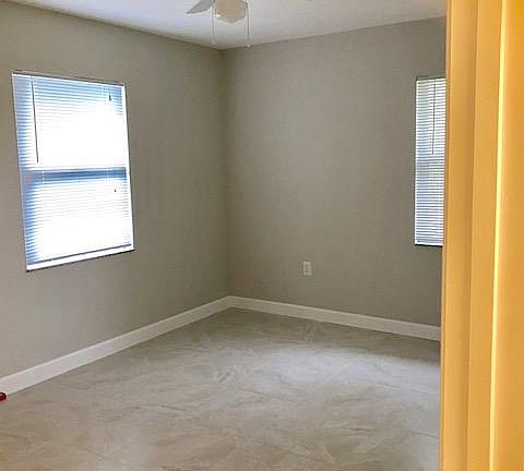 Great Floorplan feature: Master Bedroom is opposite from the other two bedrooms.