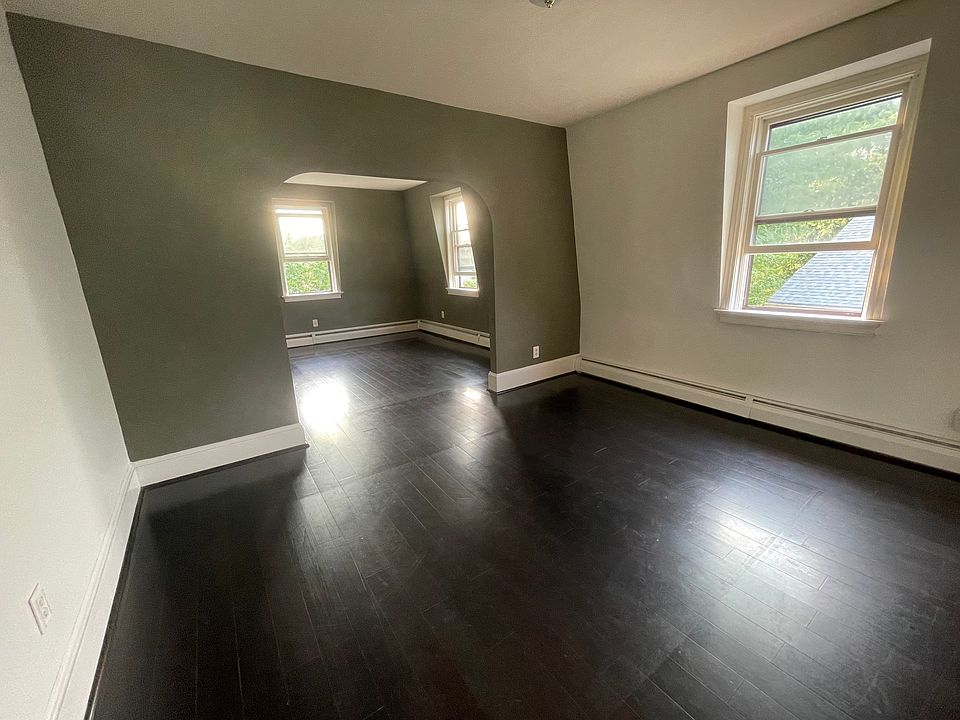 Living room and dining room