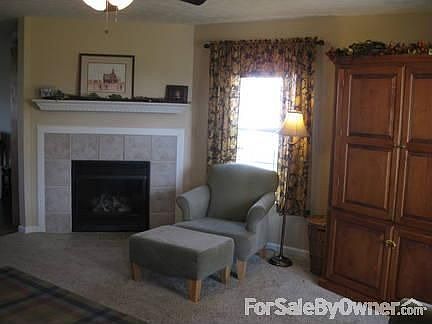 Gas Fireplace : This fireplace is cheap to run and can heat the house really well on its own!
