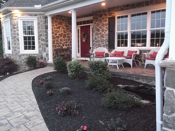 Front porch and office