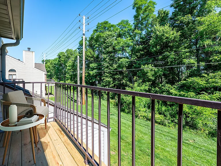 Private Balcony with Wooded Views