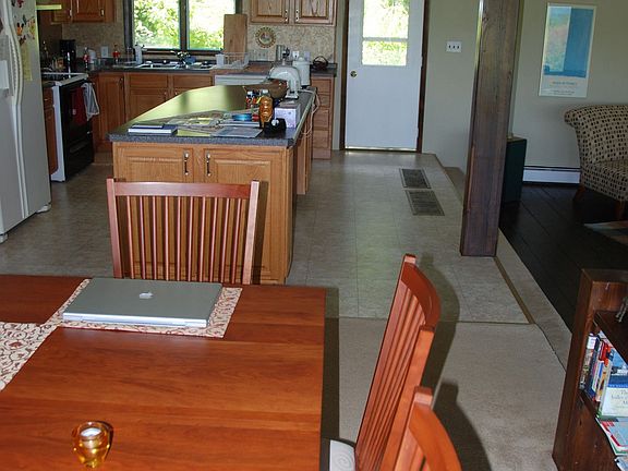 Dining room and kitchen