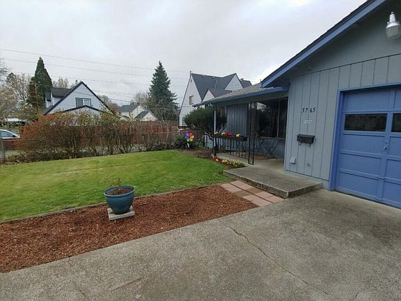 Driveway and front yard