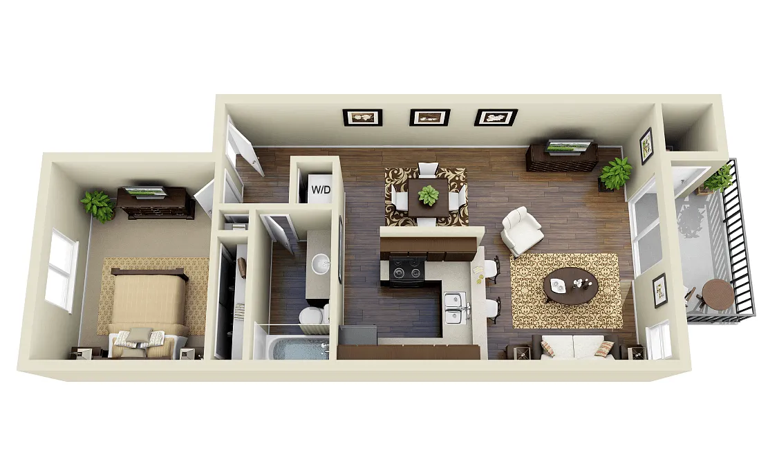 Floor plan A4 Renovated