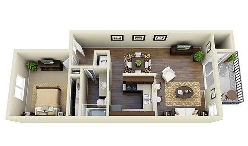Floor plan A4 Renovated