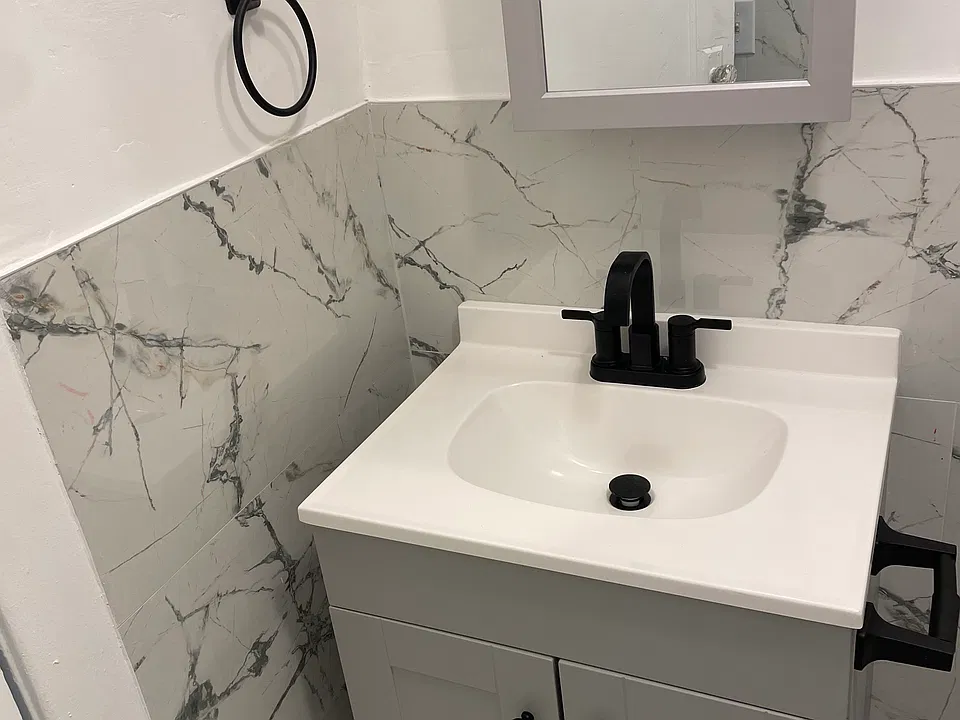 Bran new Vanity and Medicine Cabinet