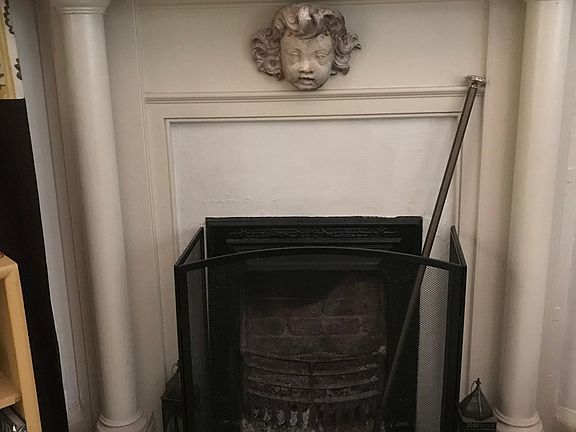 Working fireplace