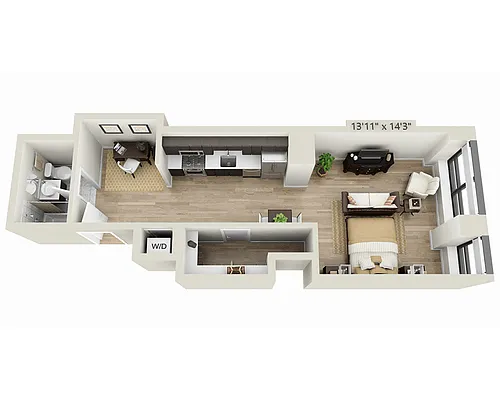 Floor plan Studio E1YF