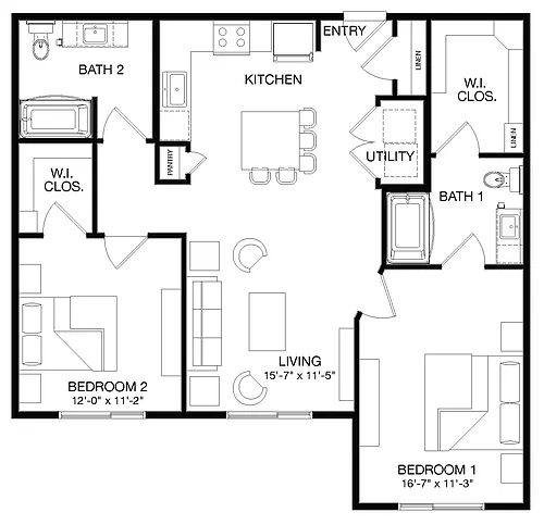 Floor plan Sanford