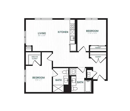 Floor plan B6