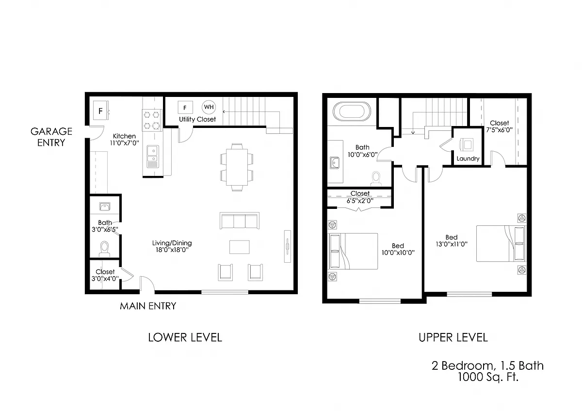 Floor plan B2R