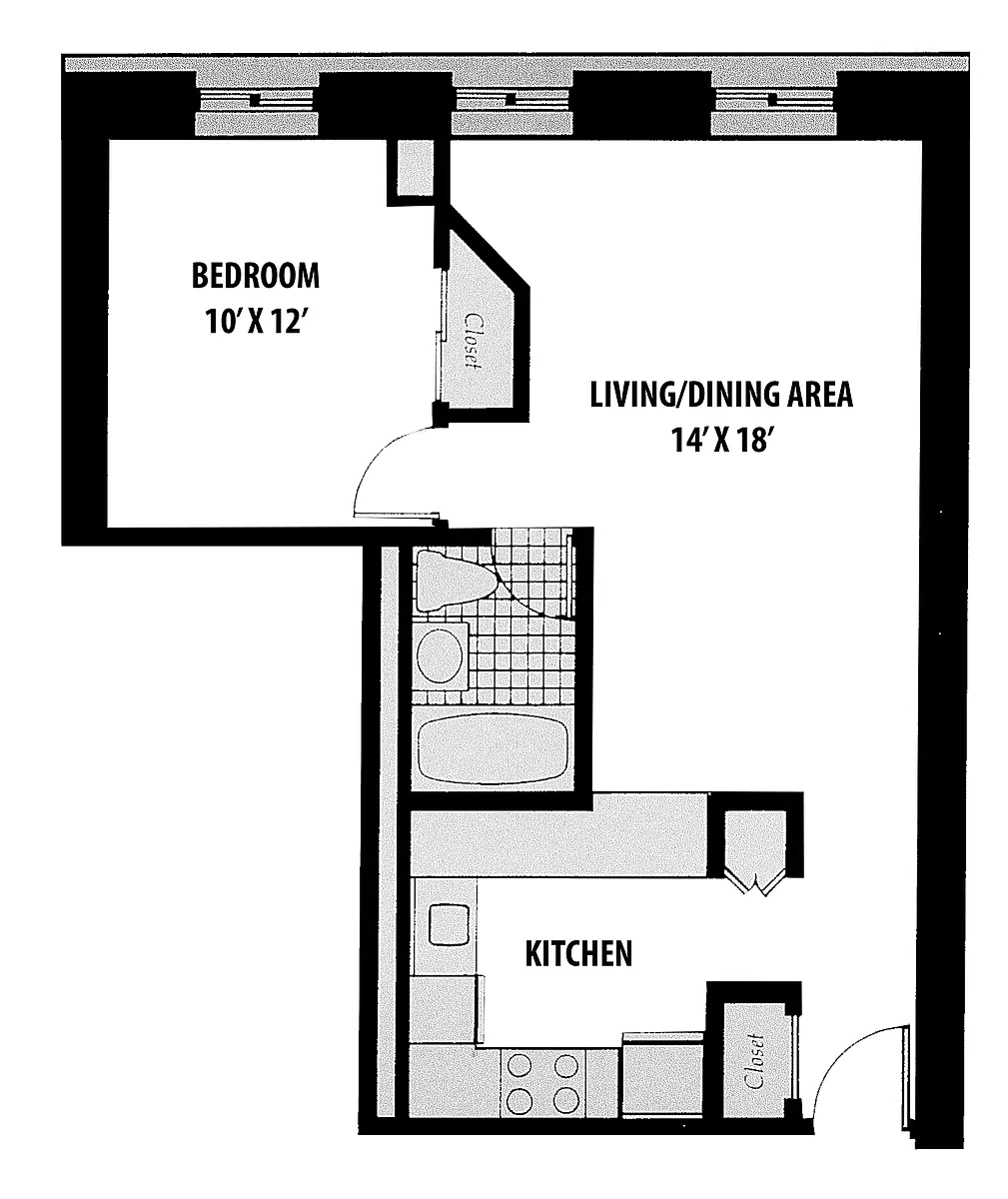 Floor plan 1 Bed