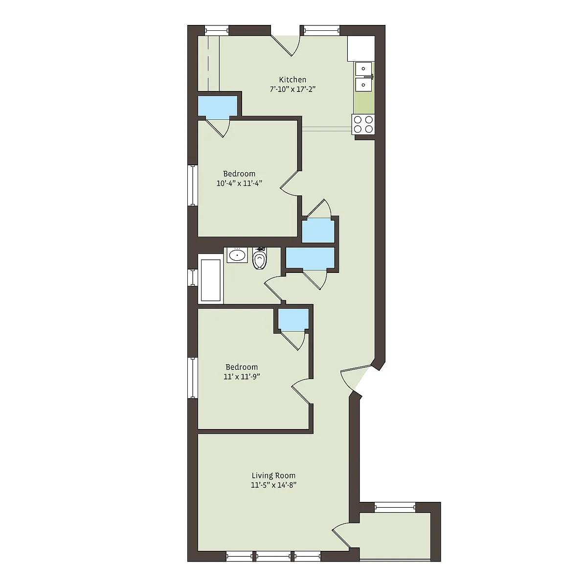 Floor plan 1018-2bC